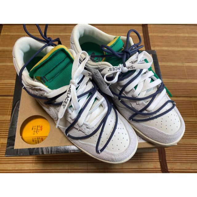 NIKE DUNK LOW off-white LOT 20 26.5cm