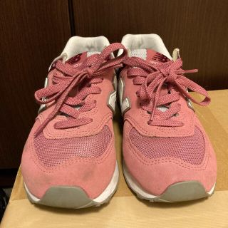 ニューバランス(New Balance)のnew balanceレディース NB WL574 SOR ROSE RED(スニーカー)