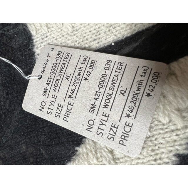 Saint Michael WOOL SWTER SIN / BLK 【おすすめ】 27795円 www.gold
