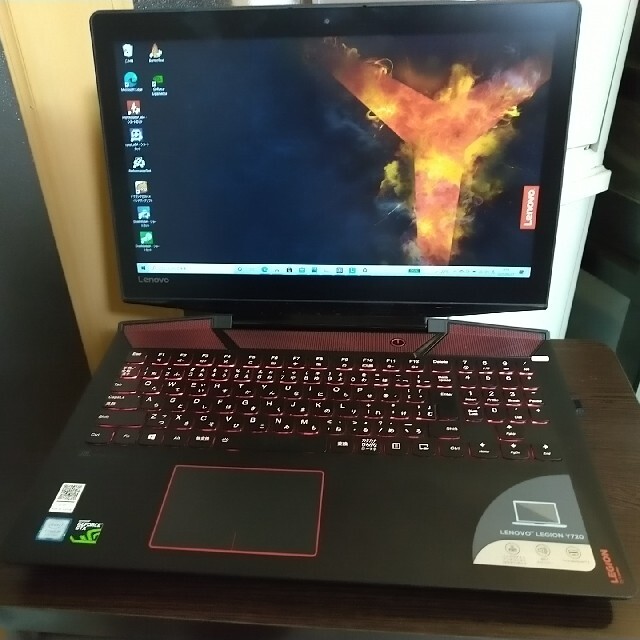 Lenovo(レノボ)のLegion Y720 i7 7700HQ GTX1060 6GB RAM16G スマホ/家電/カメラのPC/タブレット(ノートPC)の商品写真