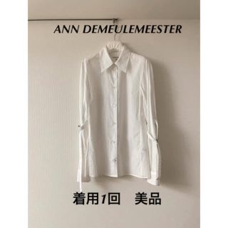 アンドゥムルメステール(Ann Demeulemeester)の★着用1回美品★アン ドゥムルメステール デザインシャツ(シャツ/ブラウス(長袖/七分))