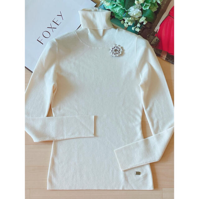 新品同様!FOXEYグレースウールニット 40 Rene レディース トップス