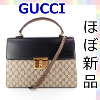 グッチ(Gucci)の【ほぼ新品】グッチ GG スプリーム　キャンバス　ハンドバッグ　798(ハンドバッグ)