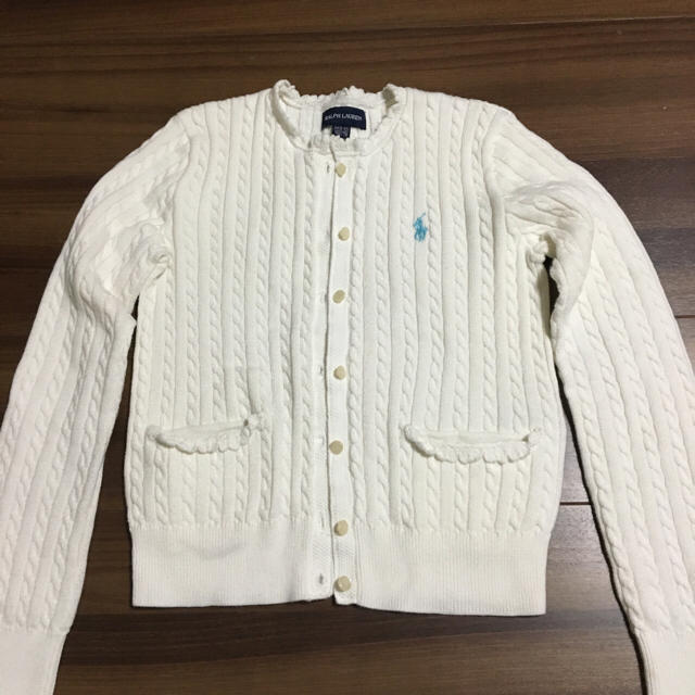 Ralph Lauren(ラルフローレン)のラルフローレン 140 キッズ/ベビー/マタニティのキッズ服女の子用(90cm~)(カーディガン)の商品写真