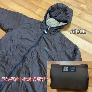 エーグル(AIGLE)のキャンプに最適！AIGLEダウンジャケット リバーシブル(ダウンジャケット)