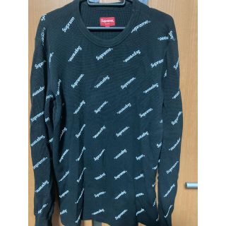 Supreme15aw Logo Waffle Thermal サイズM