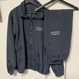 ワンエルディーケーセレクト(1LDK SELECT)のennoy ナイロン　シャカシャカ　セットアップ　ブラック　Ｌ　ＸＬ(ナイロンジャケット)