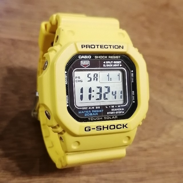 G-SHOCK G-5600A イエロー　タフソーラー