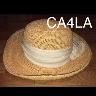 カシラ(CA4LA)のてっちり様 CA4LA 麦わら帽子+Fine Quality Hat ベレー帽(ハンチング/ベレー帽)