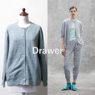 ドゥロワー カーディガン(レディース)(ブルー・ネイビー/青色系)の