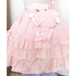 アンジェリックプリティー(Angelic Pretty)のAngelic Pretty キャンディドットスカート(ひざ丈スカート)