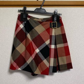 バーバリーブルーレーベル(BURBERRY BLUE LABEL)の美品‼︎完売品！ブルーレーベルクレストブリッジ チェックキュロット(キュロット)