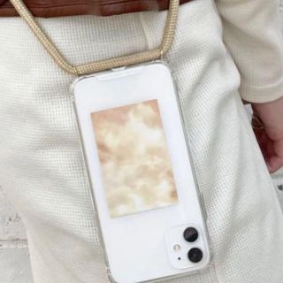 Latticeスマホショルダー　iPhone XR 11(iPhoneケース)