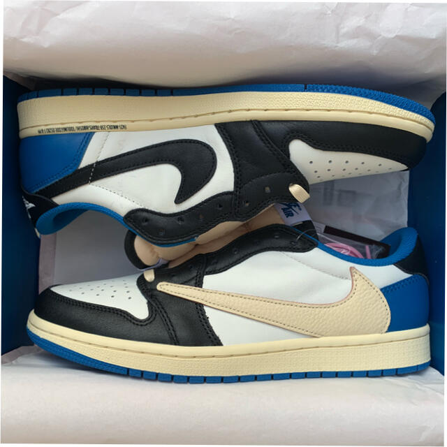 訳あり】 NIKE AIRJORDAN1LOW SCOTT×FRAGMENT×NIKE TRAVIS