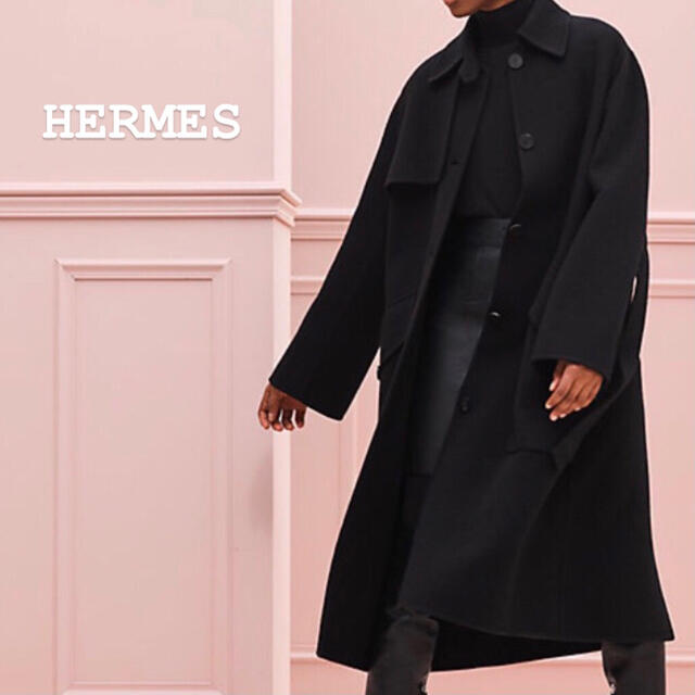 ⭐︎専用です⭐︎ 新品 HERMES カシミヤ コート | フリマアプリ ラクマ