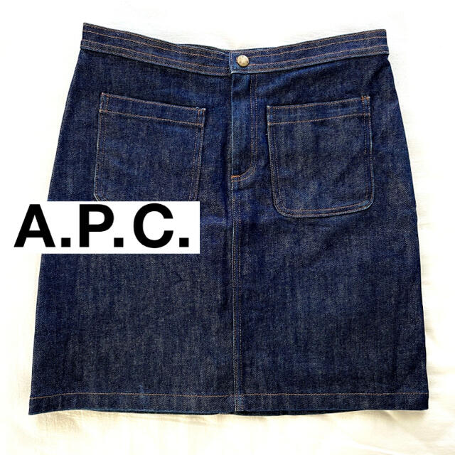 A.P.C(アーペーセー)のA.P.C デニムスカート インディゴ レディースのスカート(ミニスカート)の商品写真