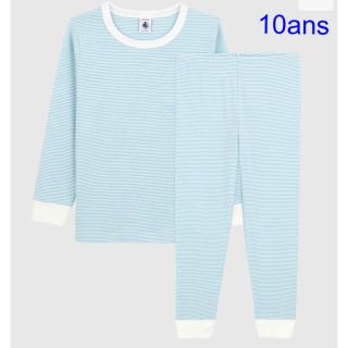 プチバトー(PETIT BATEAU)のプチバトー　新品タグ付き　長袖　パジャマ　10ans/140cm(パジャマ)