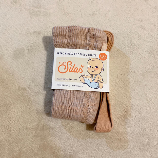 新品　sillysilas footless tights キッズ/ベビー/マタニティのこども用ファッション小物(靴下/タイツ)の商品写真