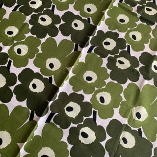 マリメッコ(marimekko)の新品★レア　marimekko はぎれ生地　ミニウニッコ　カーキ　ダークグリーン(生地/糸)