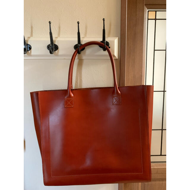 GLENROYAL(グレンロイヤル)のGLENROYAL  BIG TOTE BAG Oxford Tan メンズのバッグ(トートバッグ)の商品写真