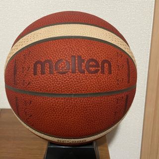 モルテン(molten)のバスケットボール　天然皮革　試合球(バスケットボール)