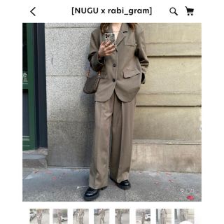 NUGU×rabi_gram barrington slacks(カジュアルパンツ)