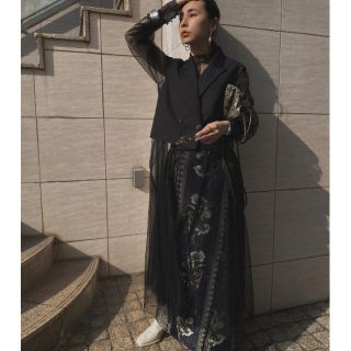 再追加販売 アメリヴィンテージ TAILORED VEST SET SHEER DRESS | irai
