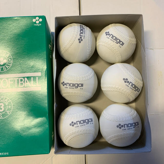 NAIGAI(ナイガイ)のナイガイ　ソフトボール　検定級　試合級球  未使用新品 スポーツ/アウトドアの野球(ボール)の商品写真