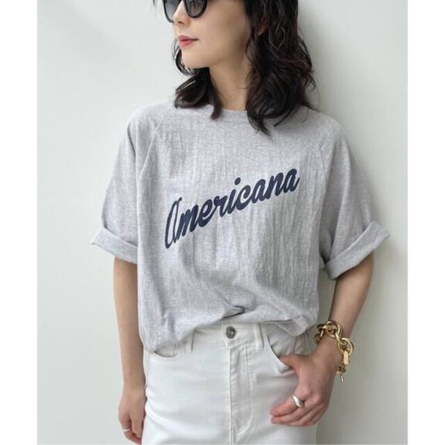 L'Appartement DEUXIEME CLASSE - アパルトモン Americana Half Sleeve T-sh Tシャツ(長袖/七分) 【格安saleスタート】
