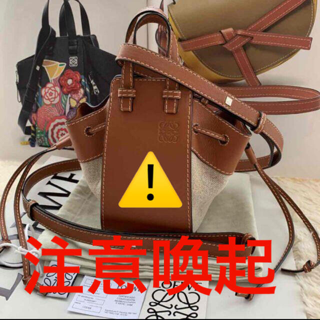 LOEWE(ロエベ)の⚠️注意喚起❗️ロエベハンモック　ミニ レディースのバッグ(ショルダーバッグ)の商品写真