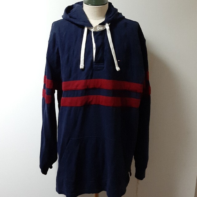 TOMMY HILFIGER(トミーヒルフィガー)のTOMMY HILFIGER ビッグシルエットフーディー メンズのトップス(パーカー)の商品写真