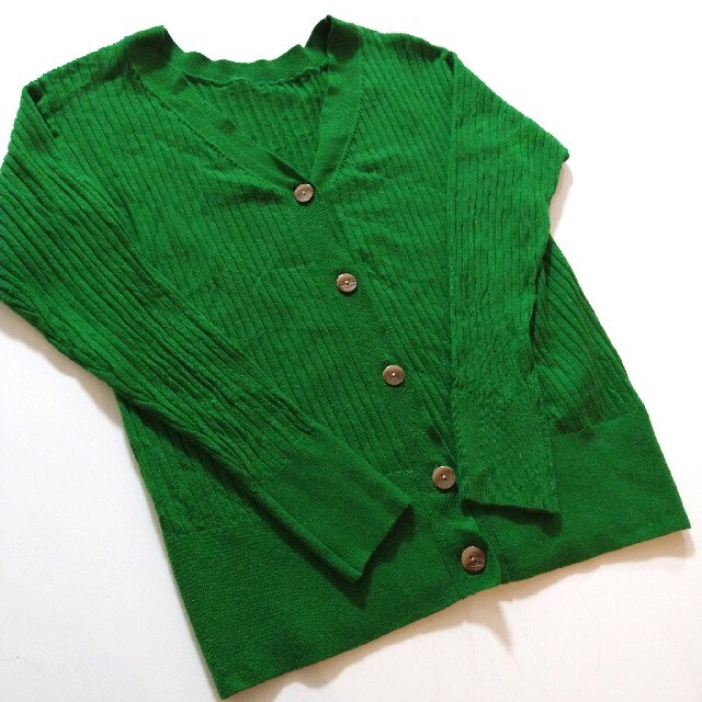 人気NEW Spick ITALYWOOL リブ Vネックカーディガン の通販 by ミック