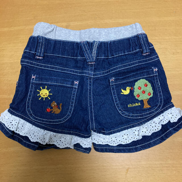 CHICKA CHICKA BOOM BOOM(チッカチッカブーンブーン)のデニムショートパンツ キッズ/ベビー/マタニティのキッズ服男の子用(90cm~)(パンツ/スパッツ)の商品写真