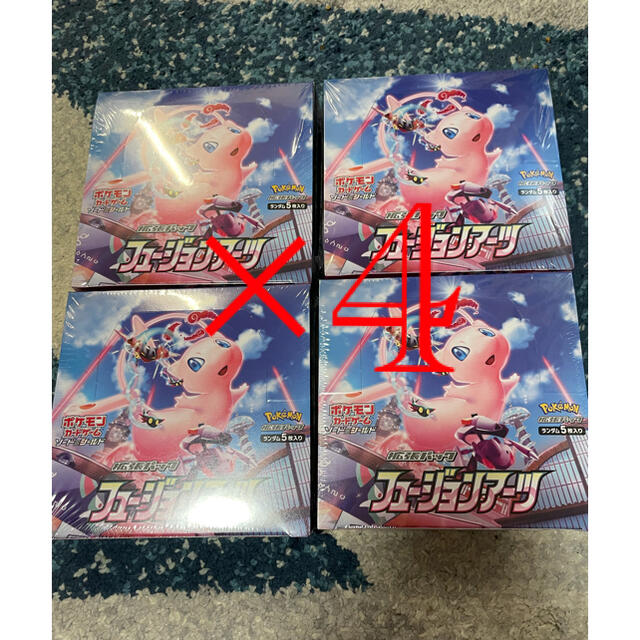 ランキング入賞商品 ポケモンカード フュージョンアーツ 4BOX 新品未 ...