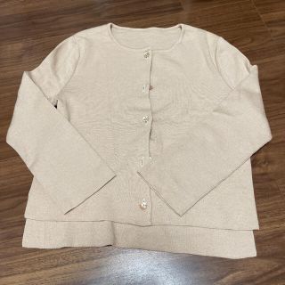 フォクシー(FOXEY)のfoxey⭐︎ピンクベージュ　カシミヤシルクカーディガン⭐︎超美品！(カーディガン)