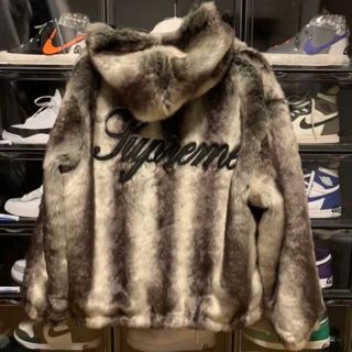 シュプリーム(Supreme)のsupreme  faux fur jacket XL(ブルゾン)