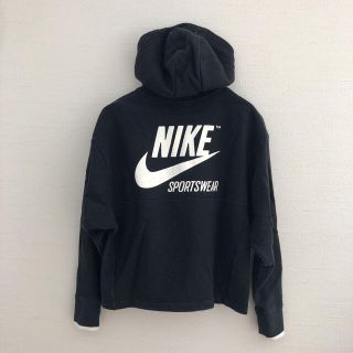 ナイキ(NIKE)のnike パーカー ブラック(パーカー)