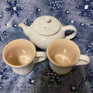 ルクルーゼ(LE CREUSET)の♬ル クルーゼ♬LE CREUSET♬ティーセット♬ティーポット♬マグカップ♬(食器)