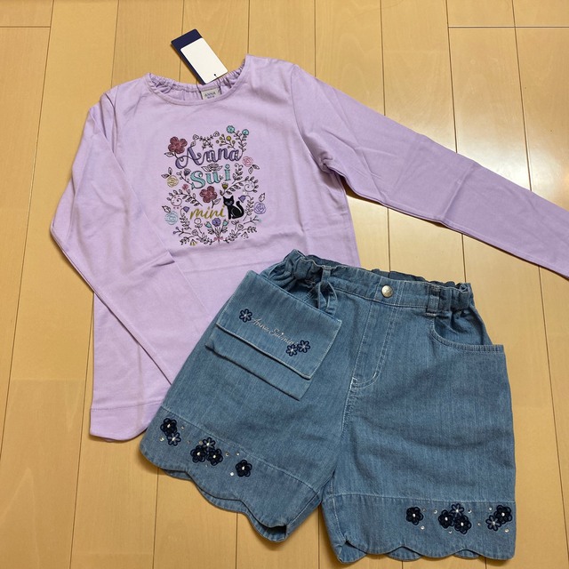 【りがとうご】 ANNA SUI mini - 【ご専用】ANNA SUImini 140＆150【新品】3点の スパープル