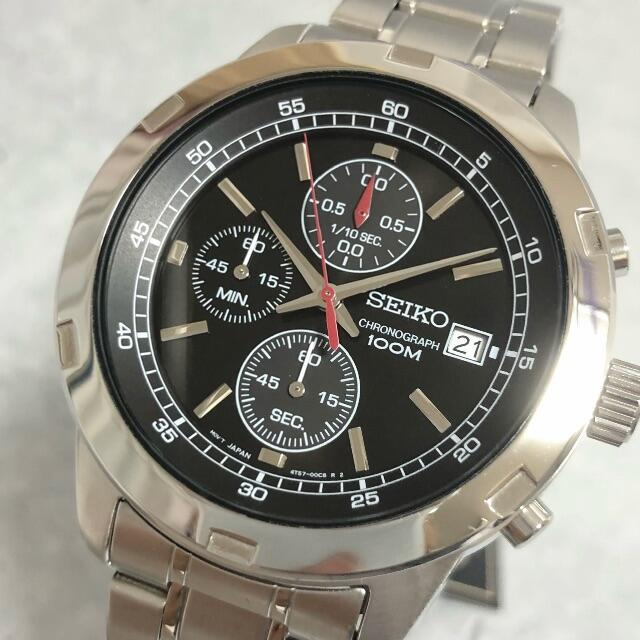 【新品】セイコー SEIKO クロノグラフ クォーツ メンズ腕時計