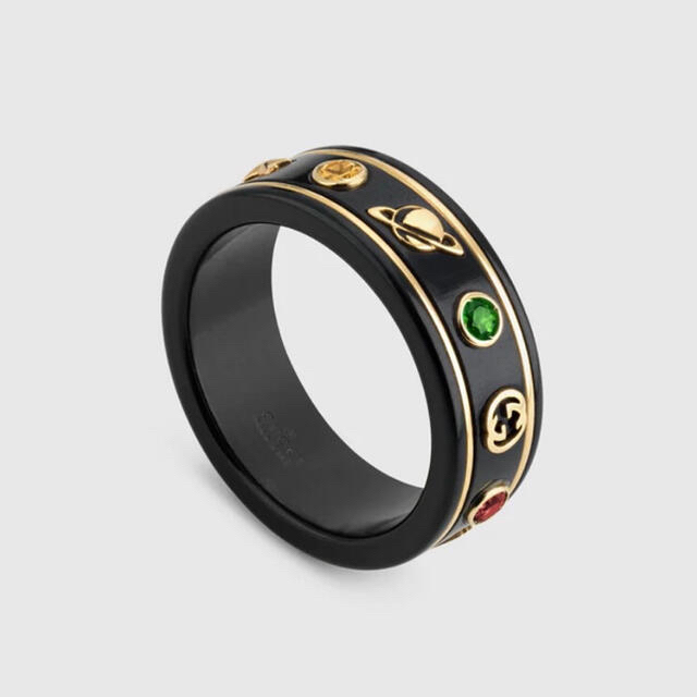 Gucci(グッチ)のGUCCI 18K  ジェムストーン付きアイコンリング レディースのアクセサリー(リング(指輪))の商品写真