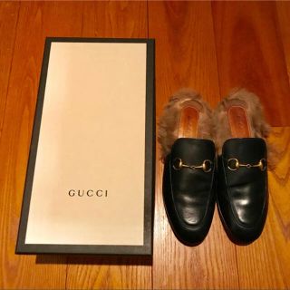 GUCCI ファースリッポン(スリッポン/モカシン)