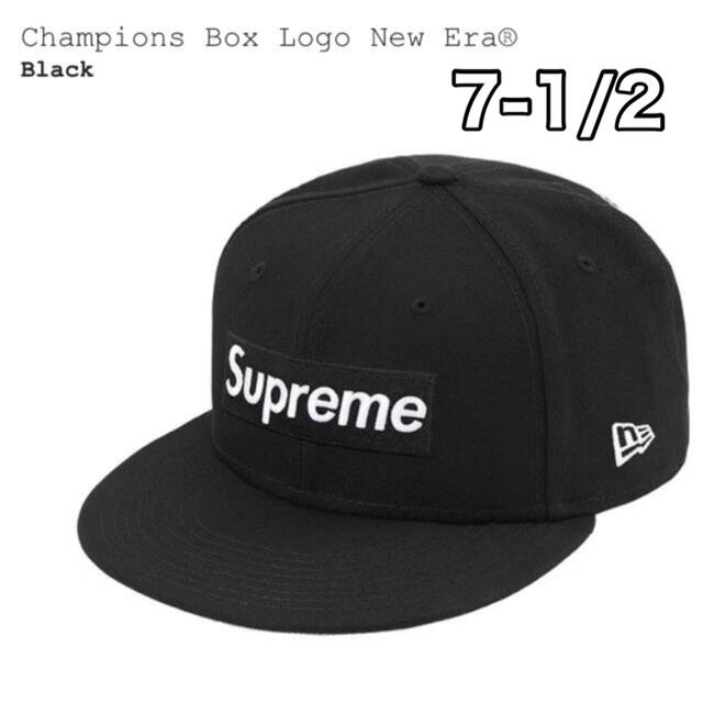 キャップSupreme Champions Box Logo New Era 7 1/2