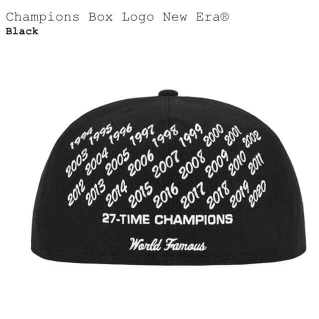 Supreme Champions Box Logo New Era 7 1/2 1