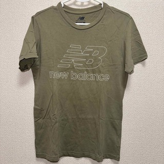 ニューバランス(New Balance)のニューバランス　Tシャツ　半袖　グリーン系　プリント　コットン100％　M(Tシャツ/カットソー(半袖/袖なし))