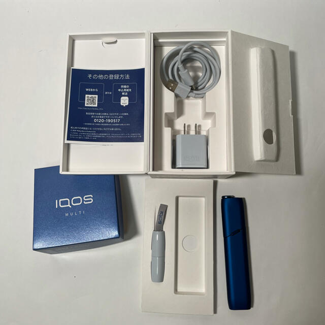 IQOS(アイコス)のmus 様 専用IQOS MULTI  ブルー メンズのファッション小物(タバコグッズ)の商品写真