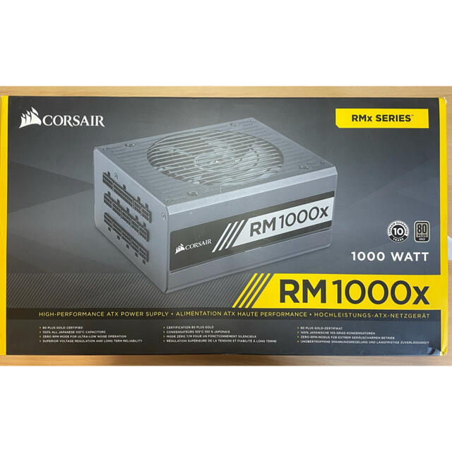 CORSAIR 1000W GOLD 美品 - PCパーツ