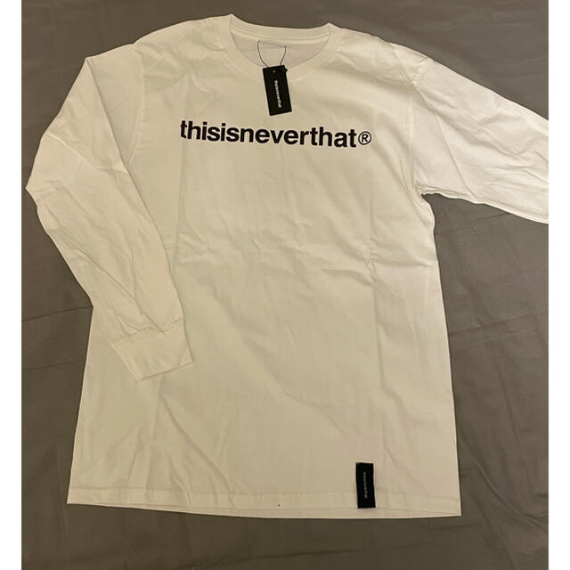新品 thisisneverthat ロンT Tシャツ ホワイト-