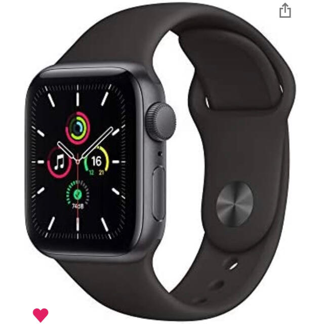 Apple Watch SE(GPS)40mmスペースグレイ　ケース付