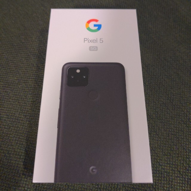 Google Pixel(グーグルピクセル)のPixel 5 5G Just Black 128GB スマホ/家電/カメラのスマートフォン/携帯電話(スマートフォン本体)の商品写真